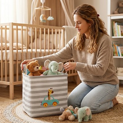 Panier de rangement bébé