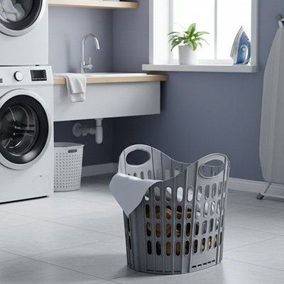 Panier linge pliable