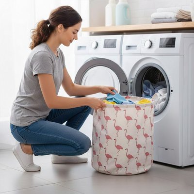 Panier linge pliable 