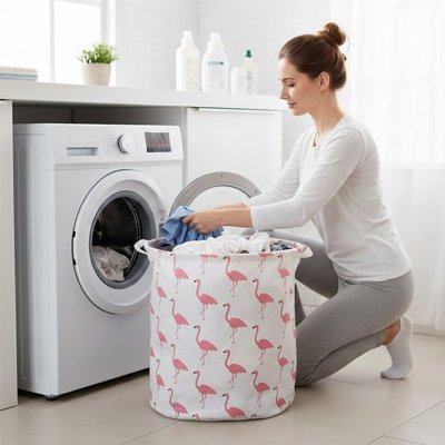 Panier linge pliable 