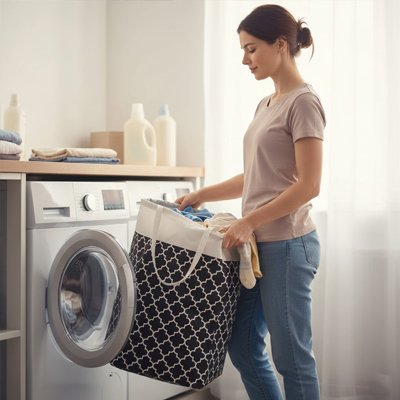 Panier linge pliable 