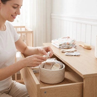 Panier rangement bébé
