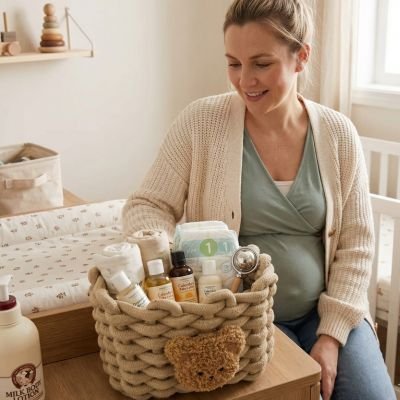 Panier rangement bébé