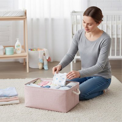 Panier rangement bebe 