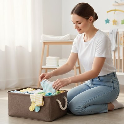 Panier rangement bebe 