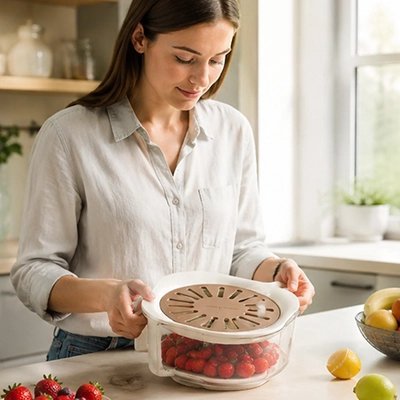 Passoire | Inox Ultra-Résistante Poignées Ergonomiques - Minimaliste Lab