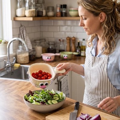 Passoire | Premium Inox Résistante Cuisine - Minimaliste Lab