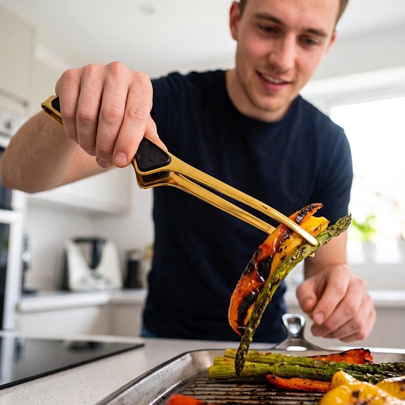 Pince cuisine | Anti-Chaleur Silicone - Minimaliste Lab
