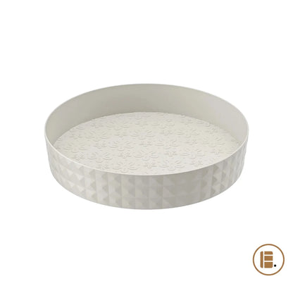 plateau tournant blanc antiderapant optimiseur espace cuisine principal MinimalisteLab