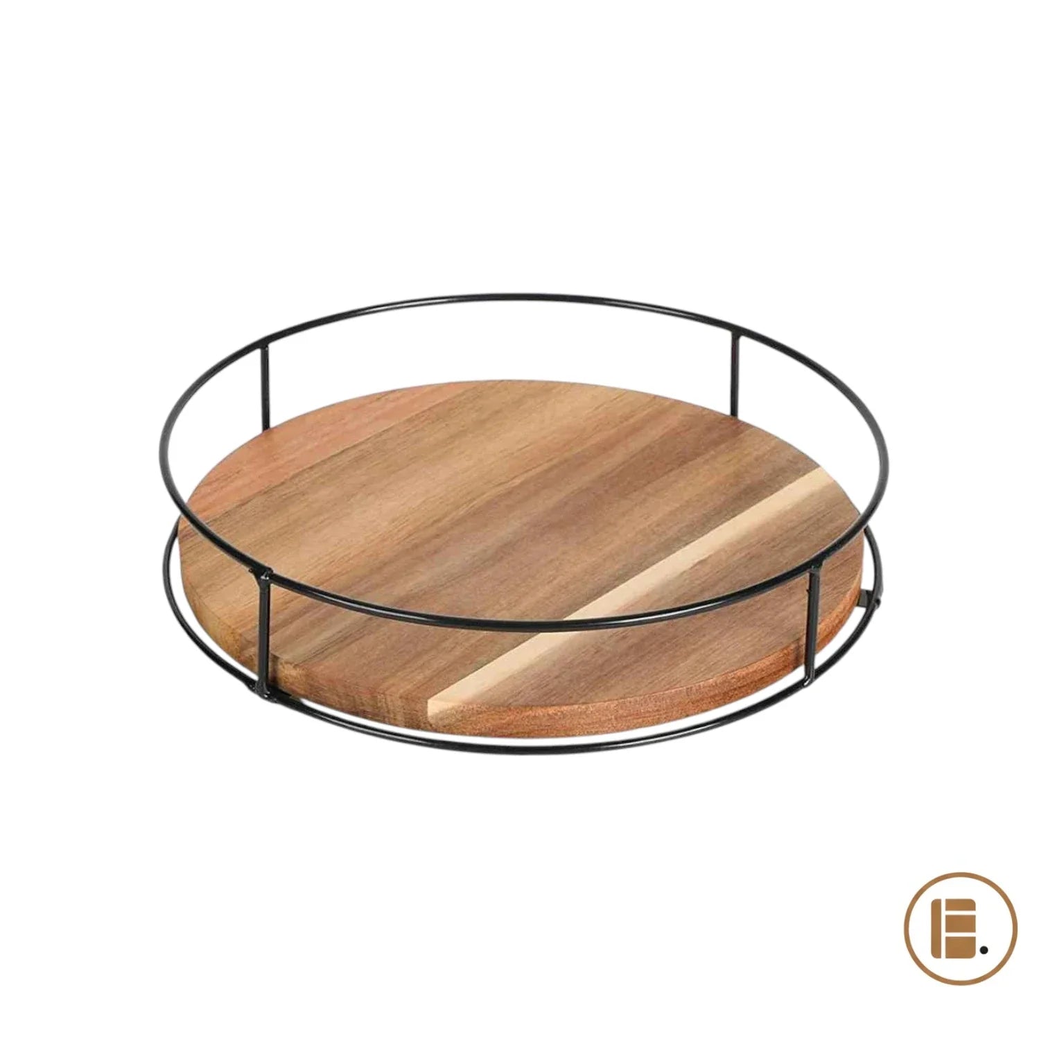 plateau tournant bois metal cuisine rotation 360 principal MinimalisteLab