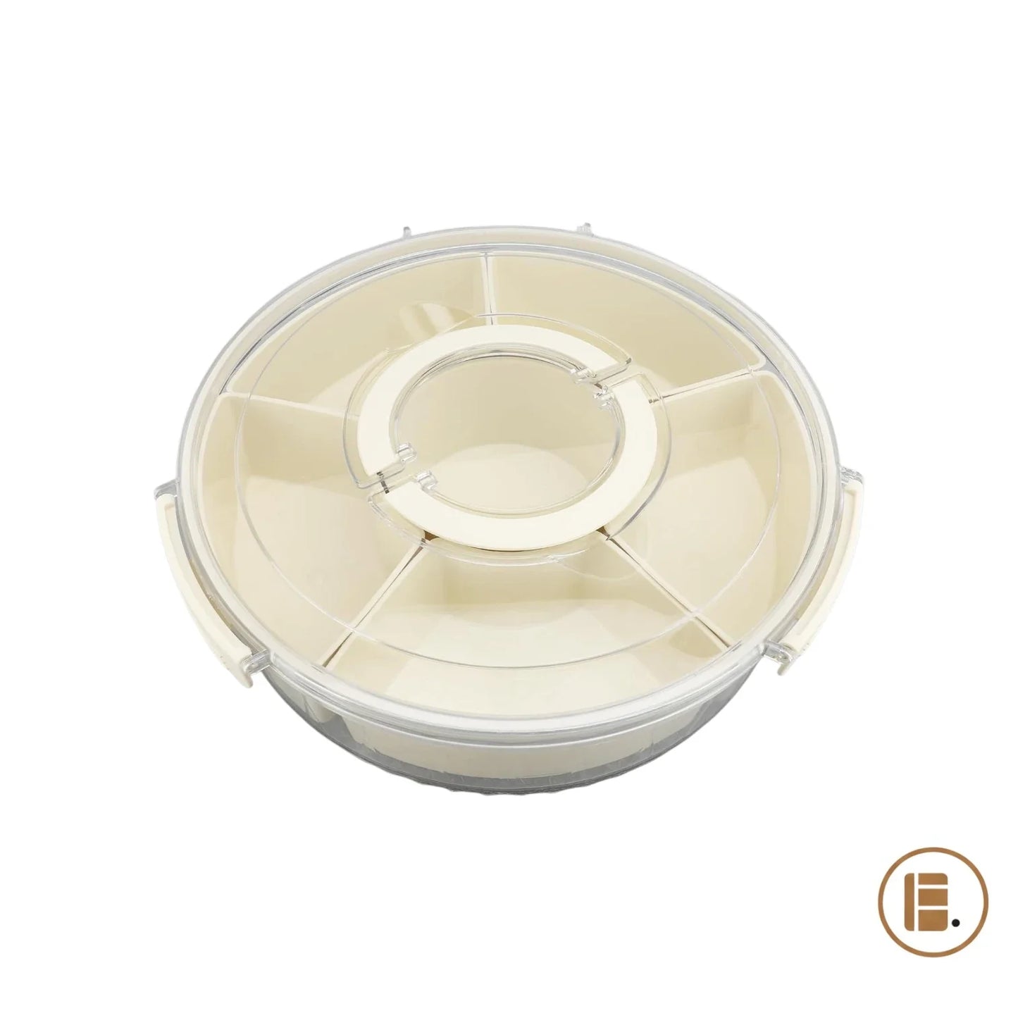 plateau tournant couvercle hermetique organisateur rotatif cuisine 360 MinimalisteLab