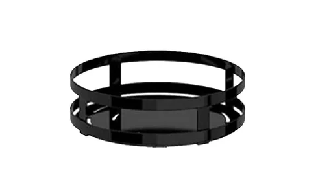 plateau tournant rotatif 1 plateau noir MinimalisteLab