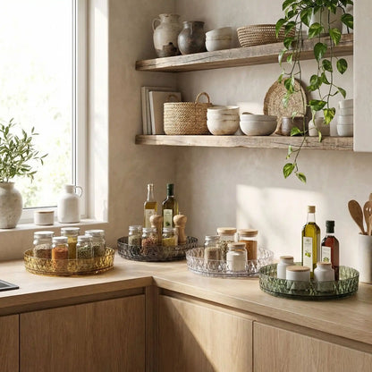 plateau tournant couleurs disponibles cuisine design