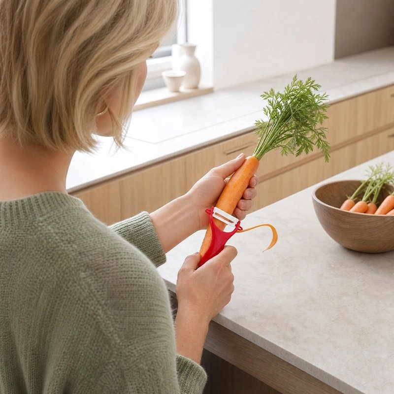 Éplucheur à légumes | Ergonomique Ultra-Tranchant - Minimaliste Lab