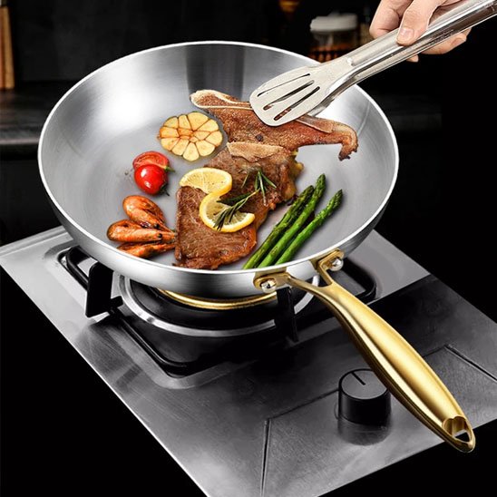 Poele inox
