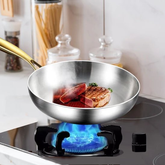 Poele inox