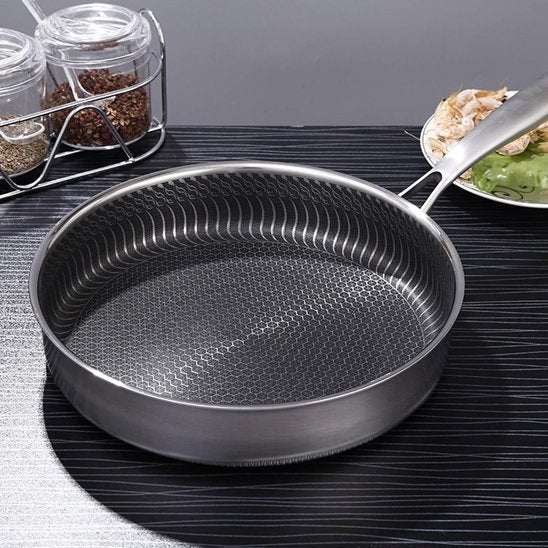 Poêle inox
