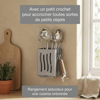 Dimensions porte-couverts mural sans perçage – fiche technique cuisine