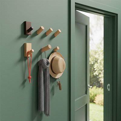 Porte manteau bois