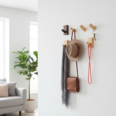 Porte manteau bois