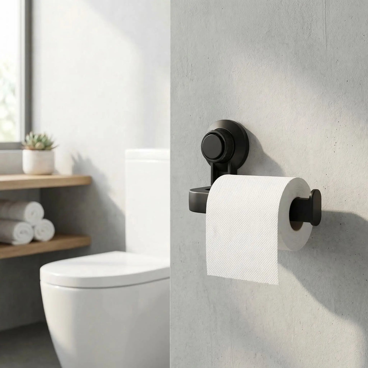 porte papier toilette design minimaliste salle de bain moderne