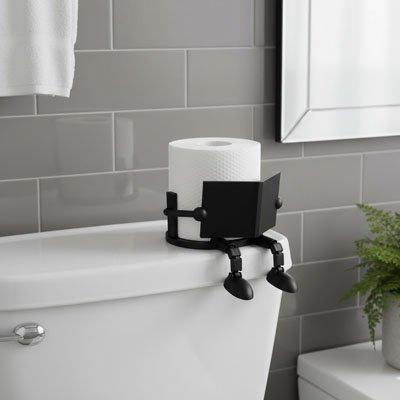 Porte papier toilette 