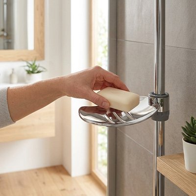 Porte savon douche 