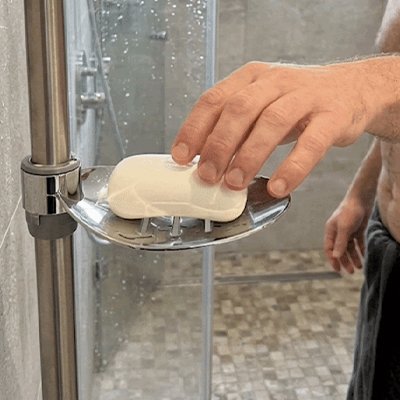 Porte savon douche 