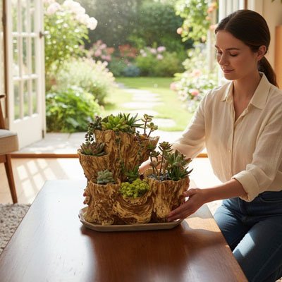 Pot de fleur interieur