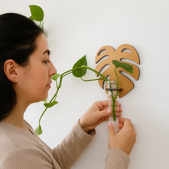 Pot de fleur mural