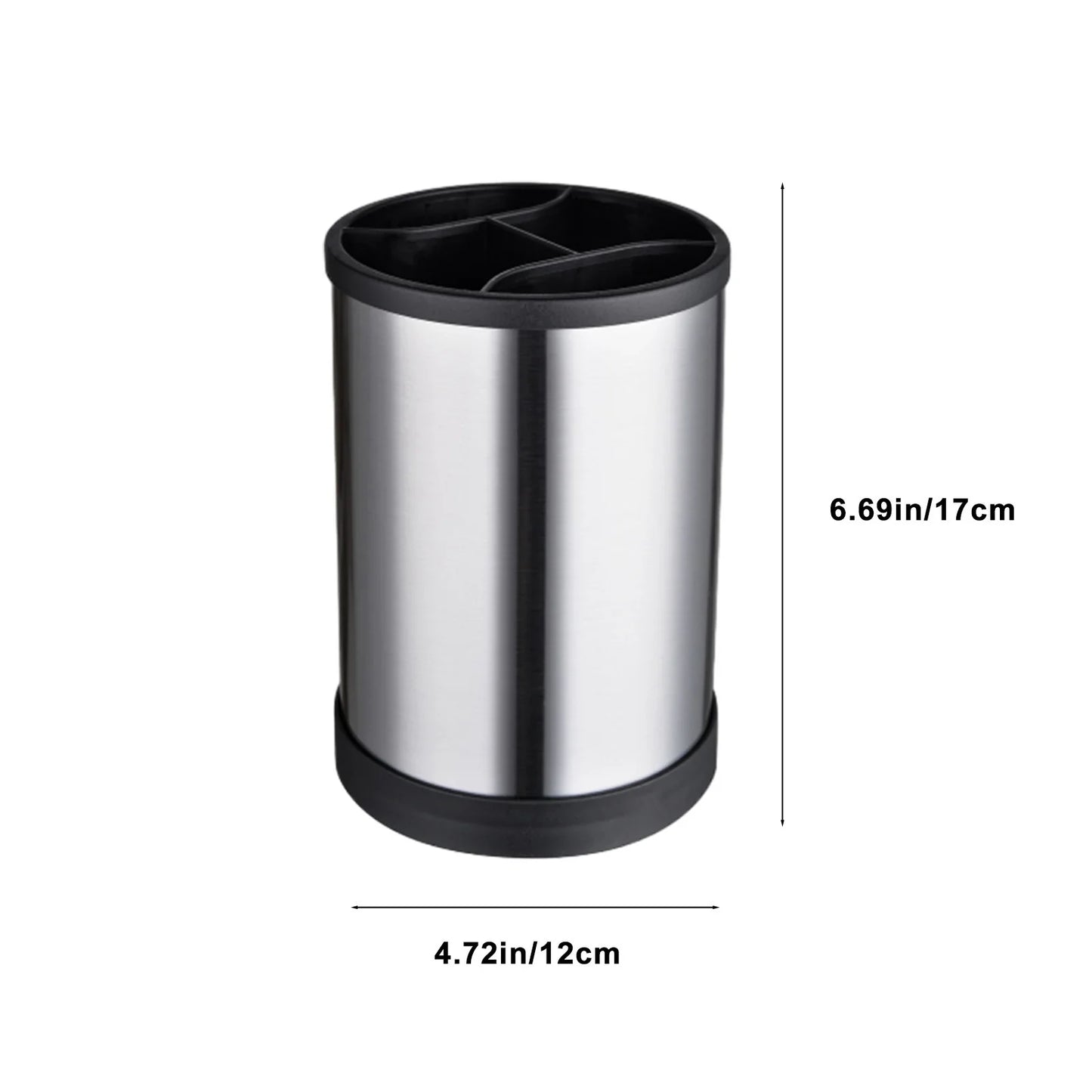 Pot ustensiles cuisine inox – orifice de vidange – facile à égoutter