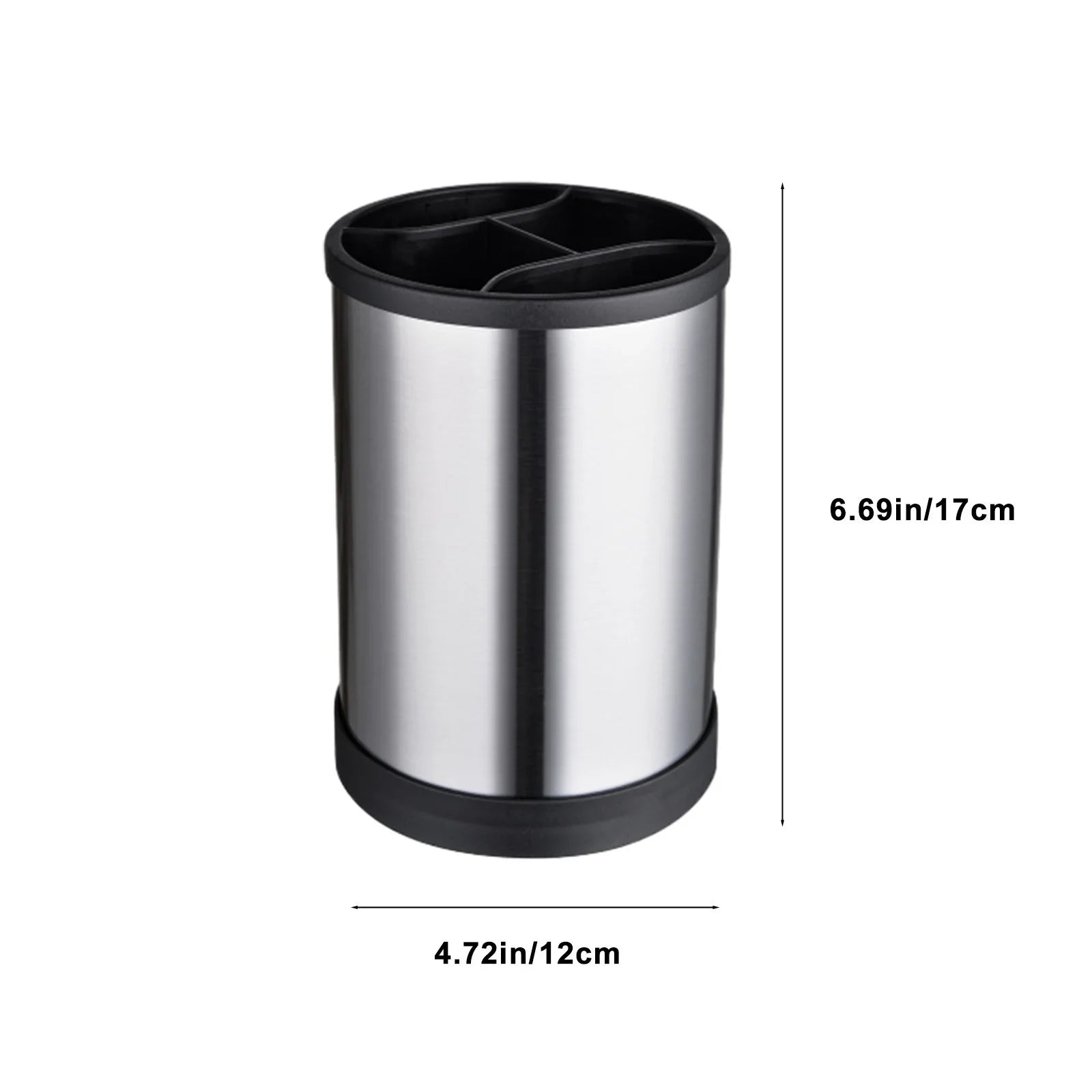 Pot ustensiles cuisine inox – orifice de vidange – facile à égoutter