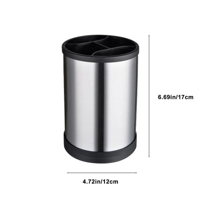 Pot ustensiles cuisine inox – orifice de vidange – facile à égoutter