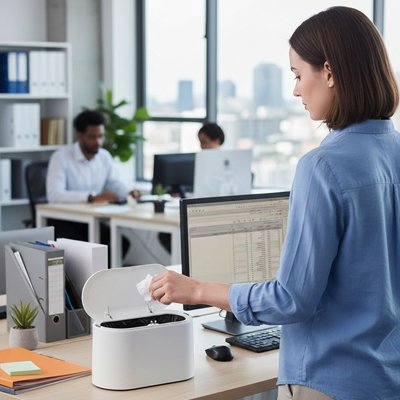 Poubelle de bureau 