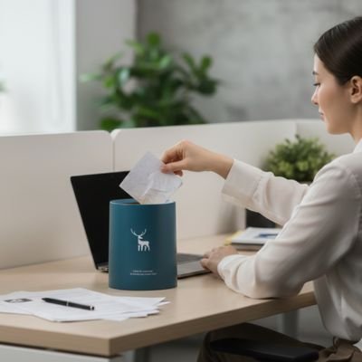 Poubelle de bureau 