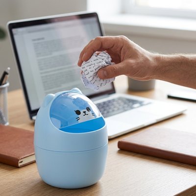 Poubelle de bureau