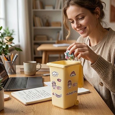 Poubelle de bureau