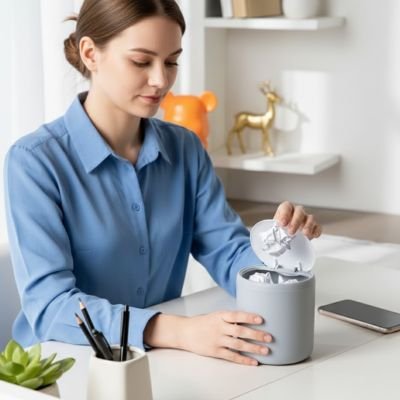 Poubelle de bureau 
