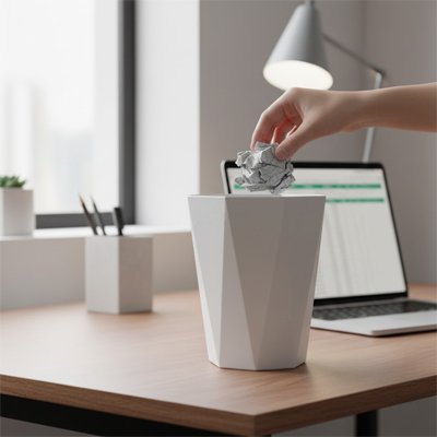 Poubelle de bureau 