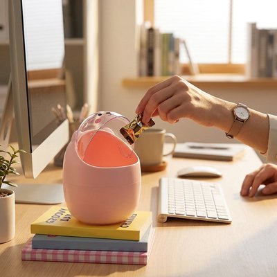 Poubelle de bureau