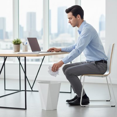 Poubelle de bureau 