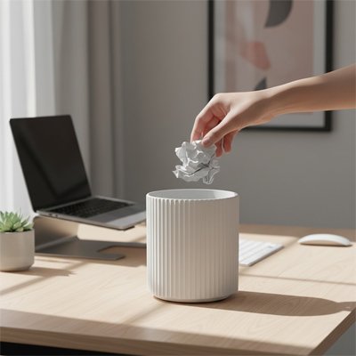 Poubelle de bureau
