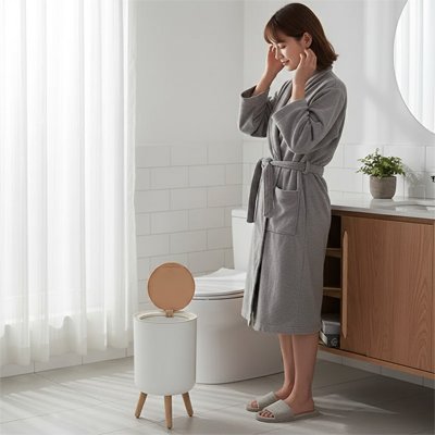 Poubelle salle de bain