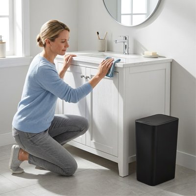 Poubelle salle de bain 