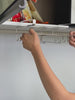 etagere cuisine suspendue rangement sous etagere avec crochets ustensiles cuisine