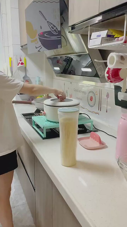 Démonstration boîte alimentaire hermétique fraîcheur