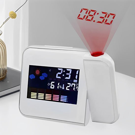 Radio reveil projecteur 