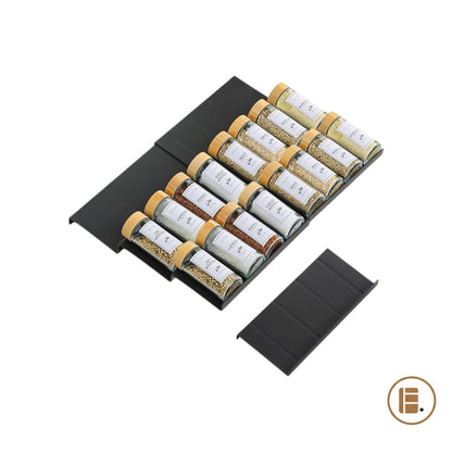 range épice tiroir gain de place cuisine MinimalisteLab