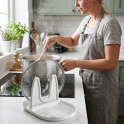 Repose cuillère | Praktik Inox Antidérapant - Minimaliste Lab