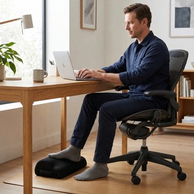 Repose pieds bureau